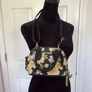 Steve Madden Black Floral Mini Bag